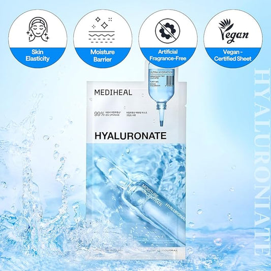 MEDIHEAL ++ Masque Ampoule Apaisant Aqua 1pc