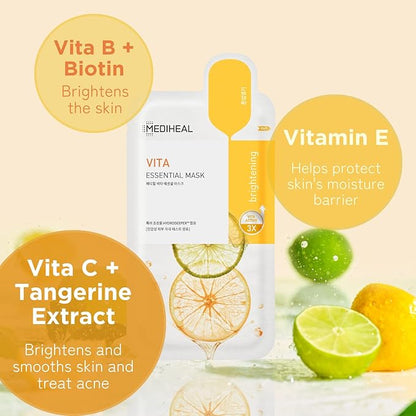 MEDIHEAL ++ Masque Ampoule Vita Éclaircissant 10 unités_54987
