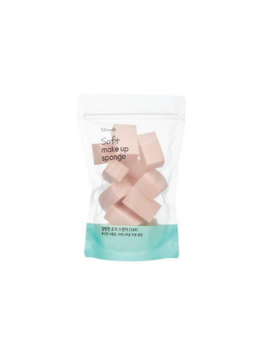 Fillimilli Soft Makeup Sponge Set - 14 Pieces (Multi-Angle for Flawless Base)