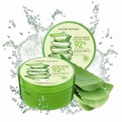 NATURE REPUBLIC Gel Apaisant et Hydratant 92% Aloès Vera - 300ml
