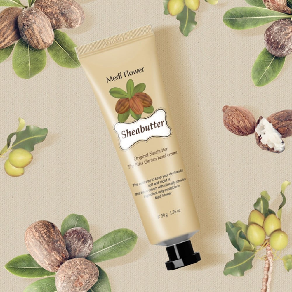 Medi Flower The Bliss Garden Crème Mains - 5 x 50g (Collaboration Beurre de Karité)