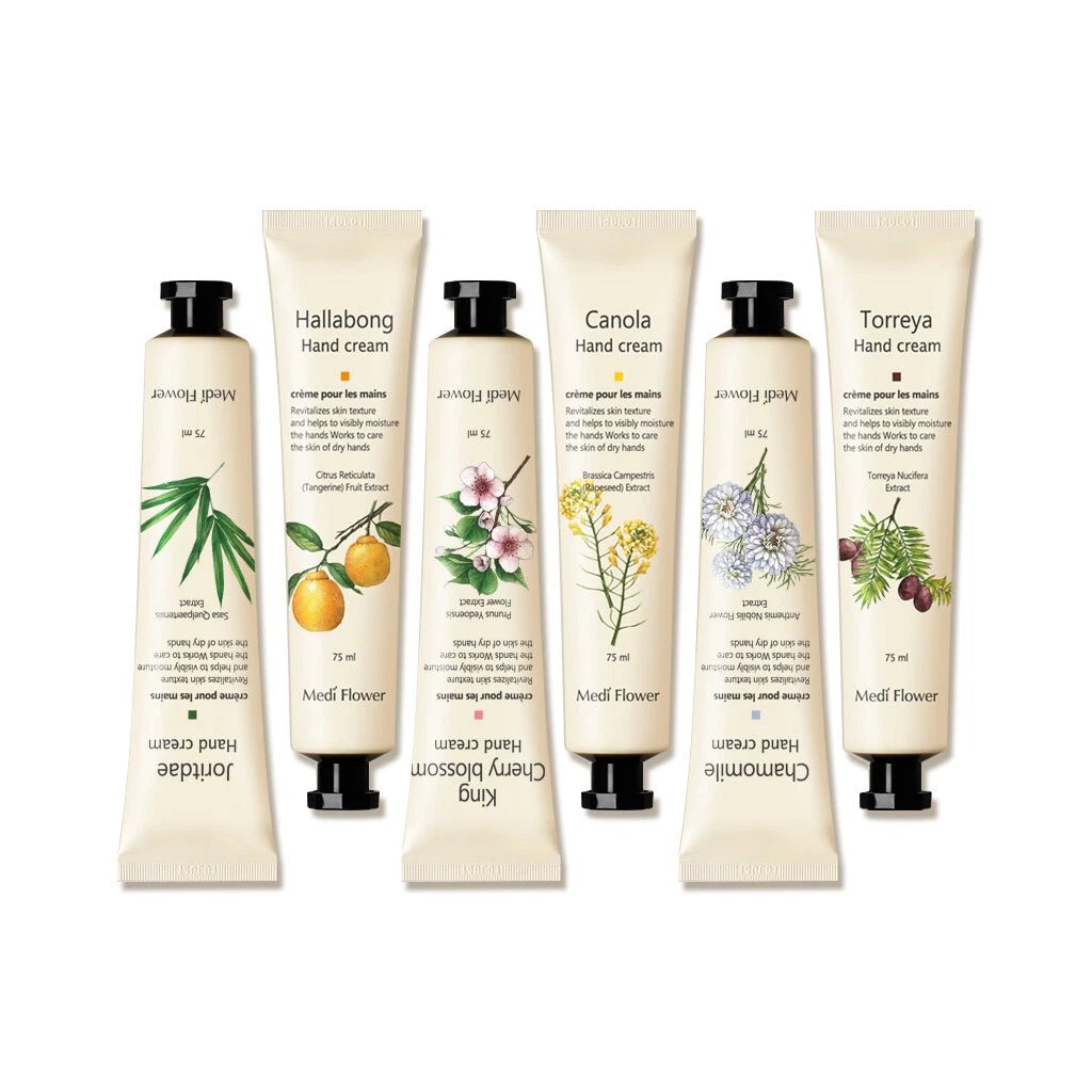 Medi Flower Bonita Garden Coffret Crème Mains - 6 x 30g (Beurre de Karité & Collaboration Botanique)