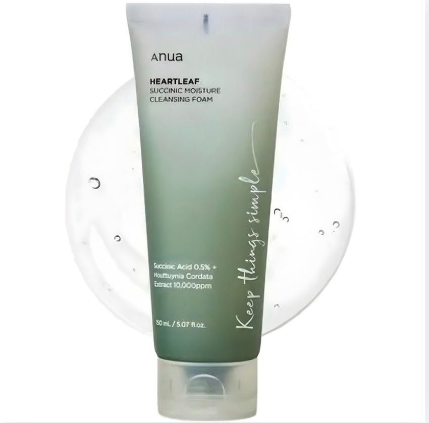 ANUA ++ Heartleaf Succinic Moisture Cleansing Foam 150 ml