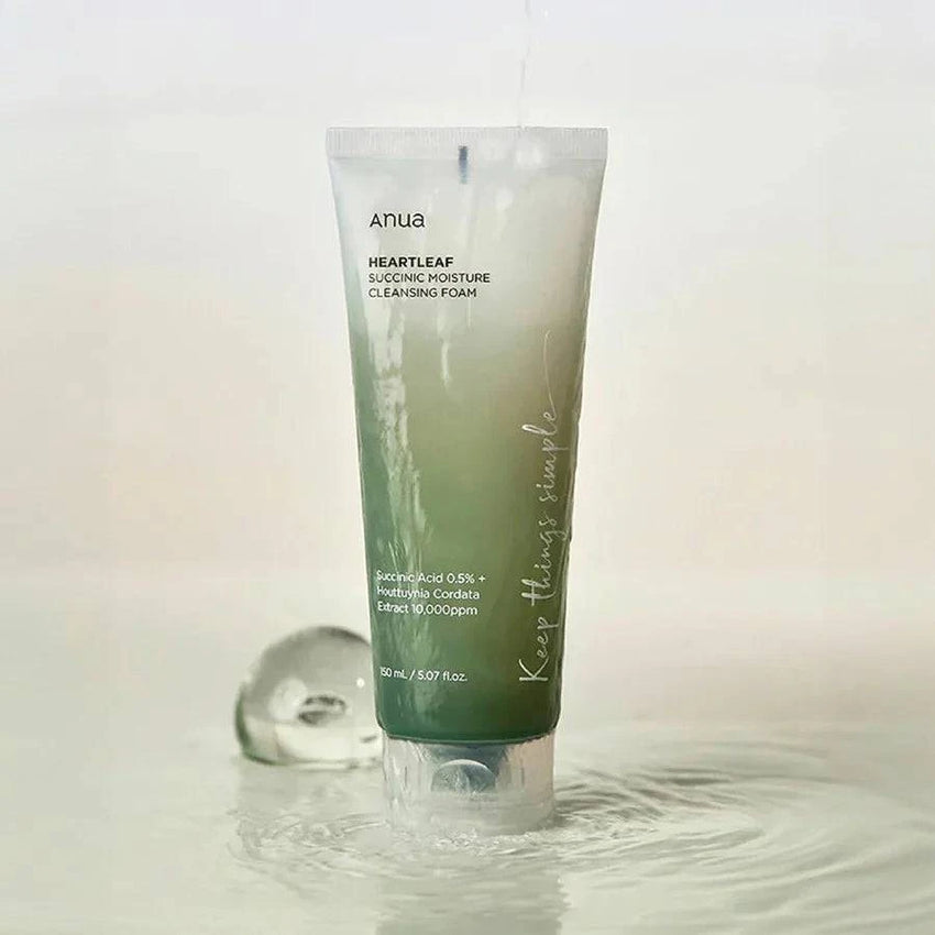 ANUA ++ Heartleaf Succinic Moisture Cleansing Foam 150 ml
