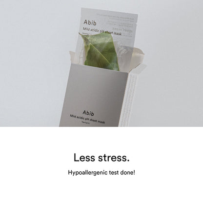 ABIB -- Mild Acidic PH Sheet Mask Heartleaf Fit 10pcs