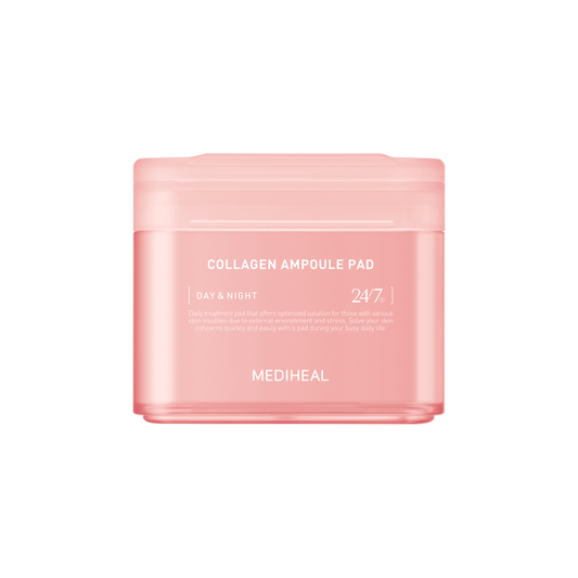 MEDIHEAL !+ Collagen Ampoule Pad 100 unités