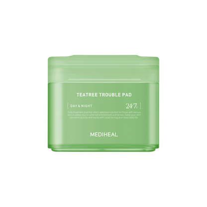 MEDIHEAL !+ Teatree Trouble Pad 100 unités