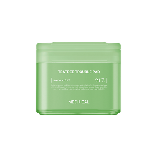 MEDIHEAL !+ Teatree Trouble Pad 100 unités