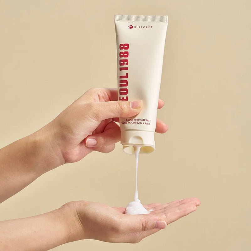 K-SECRET Seoul 1988 Cream Snail Mucin 93% + Rice 100 Ml