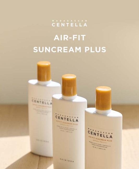SKIN1004, Madagascar Centella, Air-Fit Suncream Plus, SPF 50+ PA++++, 1.69 Fl Oz (50 Ml)