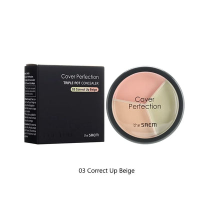 The Saem – Cover Perfection Triple Pot Concealer – 4.5g*3 – product image 3
