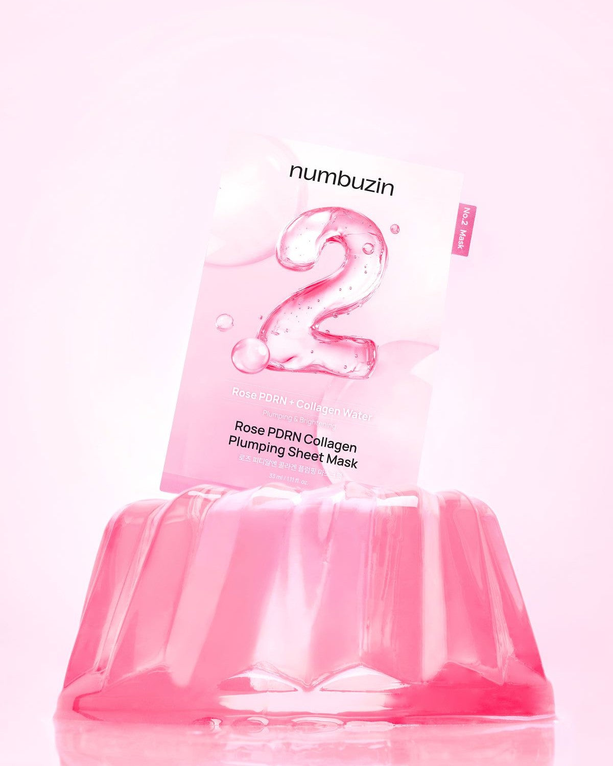 Numbuzin - No.2 Rose PDRN Collagen Plumping Sheet Mask