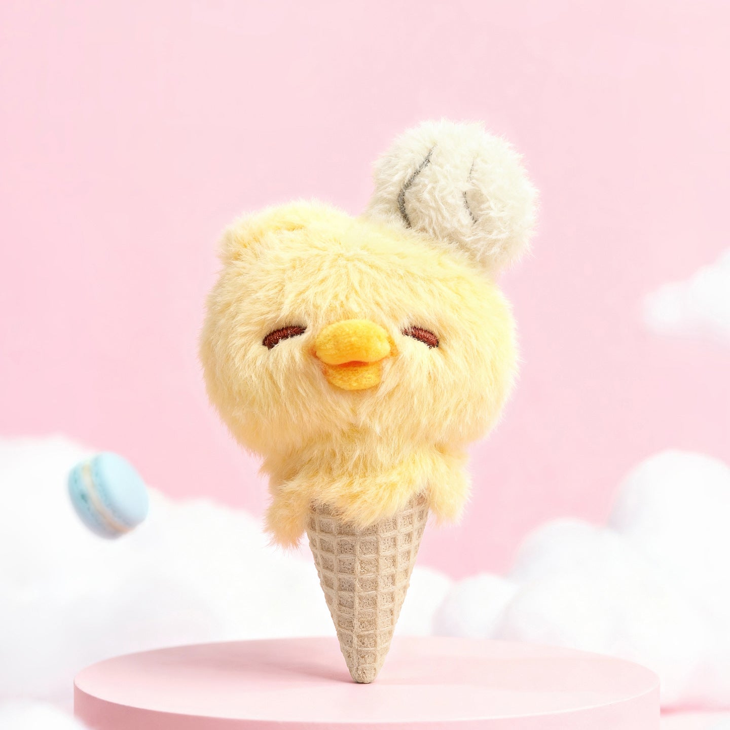 KUKI Creative Plush Ice Cream Gel Pen – 3D Soft Furry Pom Pom Pens, Cute Cartoon Stationery with Hanging Keychain, Smooth Writing Black Ink for Kids & School Gifts – product image 7