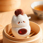 Stylos en peluche créatifs KUKI Creative Soup Dumpling - Stylos gel en peluche Kawaii "Tang Bao" avec porte-clés, papeterie adorable en forme de nourriture pour étudiants, ensemble cadeau d'anniversaire unique
