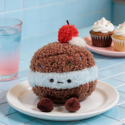 Stylos en peluche KUKI Pain Fraîchement Cuit - Stylos Gel Série Pâtisserie Kawaii avec Porte-clés, Ornement Pâtisserie Douce en Peluche, Papeterie Scolaire Créative & Cadeau d'Anniversaire pour Enfants