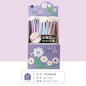 KUKI Shake Pen,Kawaii Silicone Black Gel Pen for Students, Fun Interactive Stationery & School Gifts--daisy