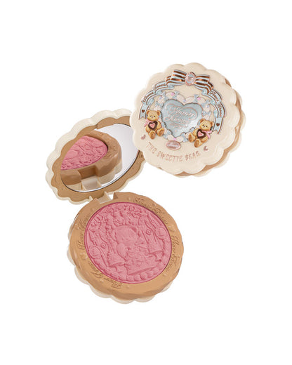 FlowerKnows - le Fard à Joues Satiné Sweetie Bear - 5g - 01 Almond Cookie