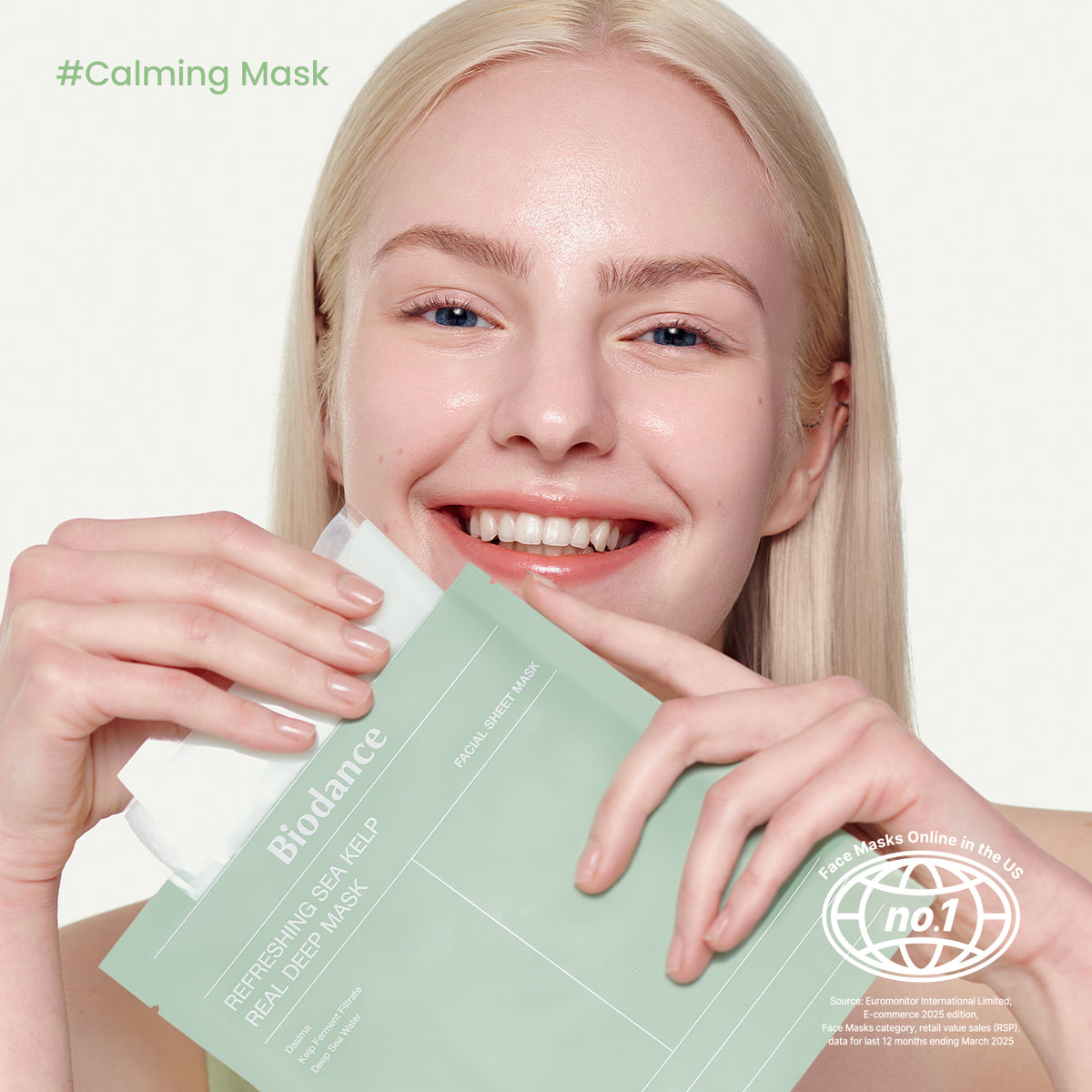 Biodance Refreshing Sea Kelp Real Deep Mask  1 sheet