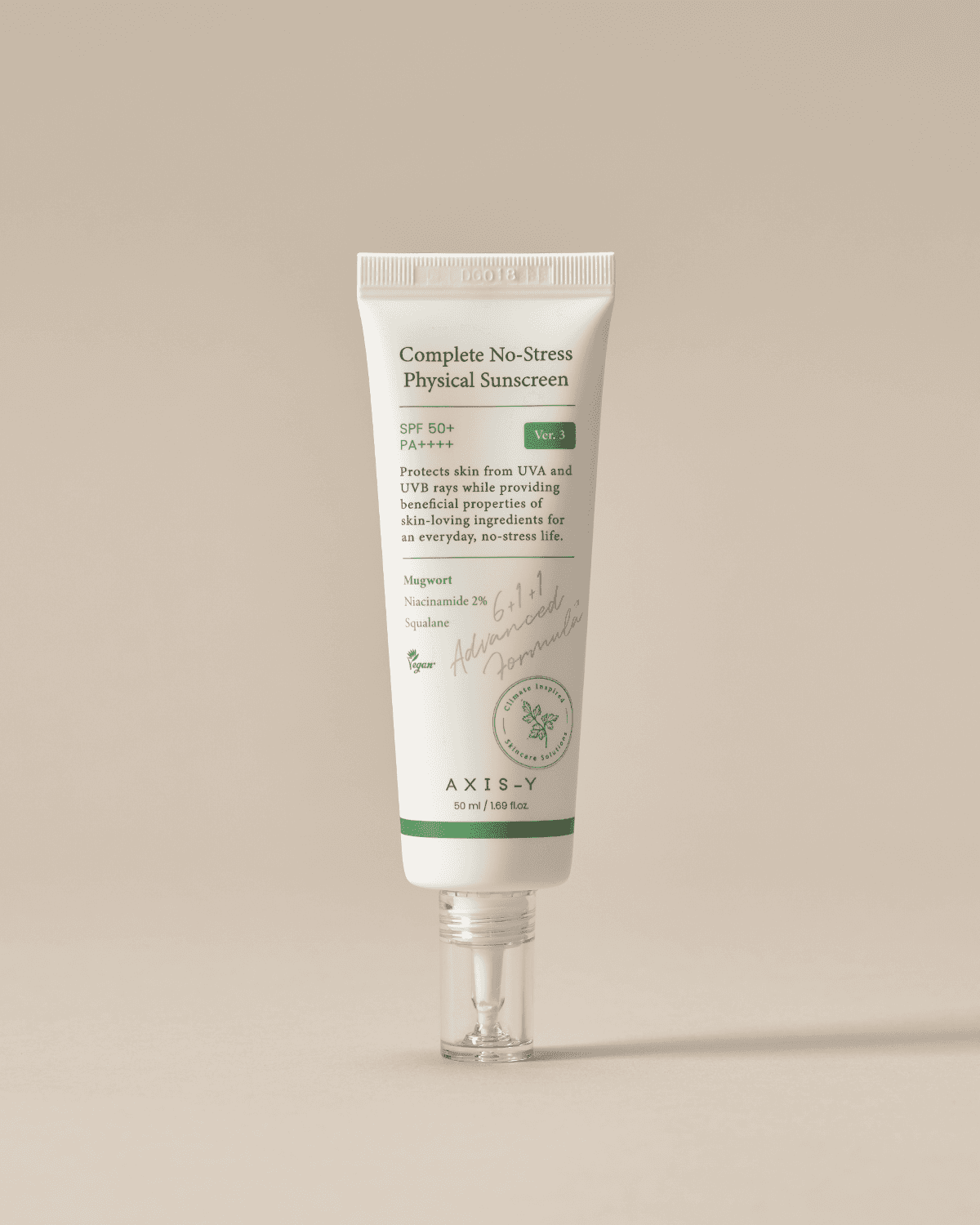 AXISY !! Complete No-Stress Physical Sunscreen V.3 SPF 50+ 50ml NPN