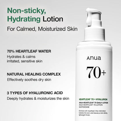 ANUA +++ Lait Quotidien Cœur de Houx 70% 200ml
