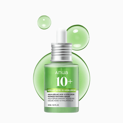 ANUA ++ Sérum Apaisant Anti-rougeurs à l'Acide Azélaïque 10 et à l'Acide Hyaluronique 30ml
