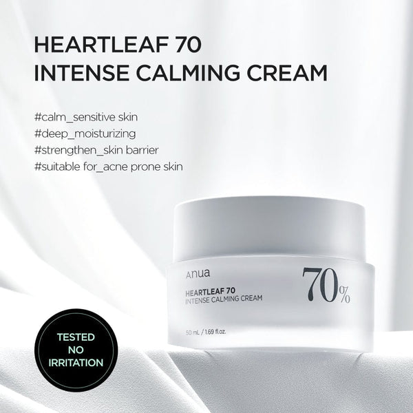 ANUA ++ Crème Apaisante Intense Heartleaf 70% 50ml