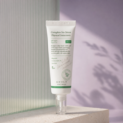 AXISY !! Complete No-Stress Physical Sunscreen V.3 SPF 50+ 50ml NPN