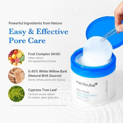 Medicube by Medicube Zero Pore Pad 2.0 (70 lingettes) - 155g/5,46OZ pour FEMMES