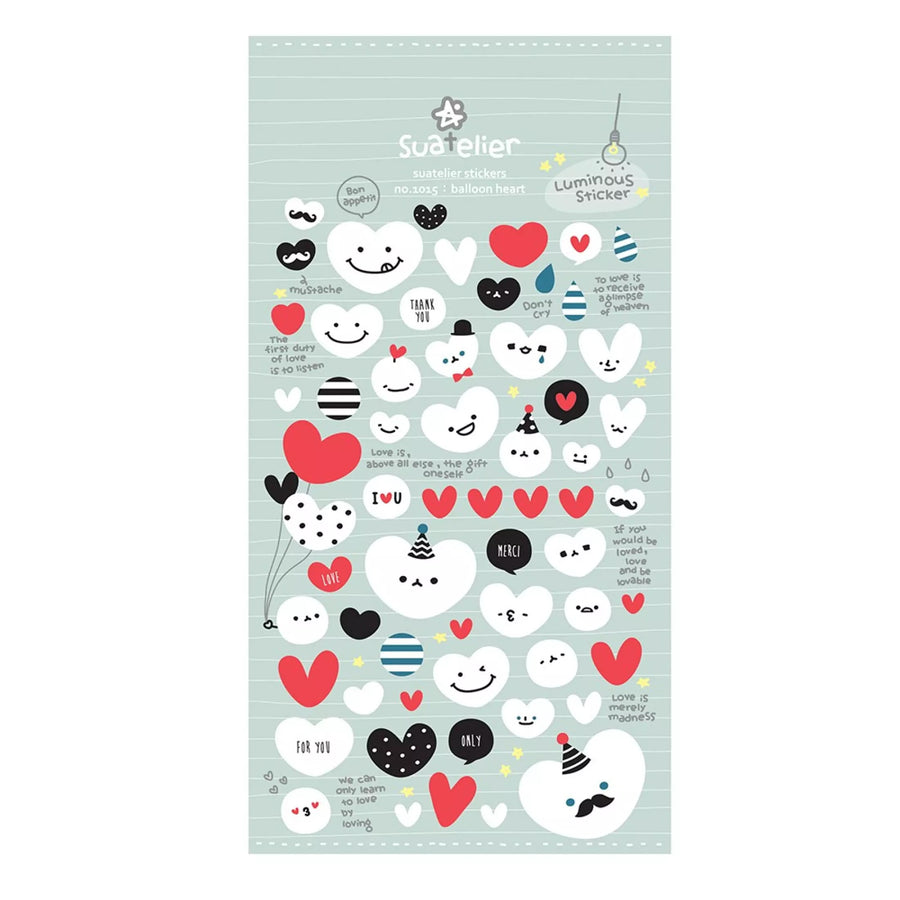 Suatelier Stickers_1015 BALLOON HEART