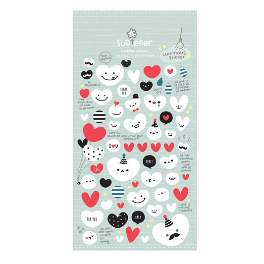 Suatelier Stickers_1015 BALLOON HEART