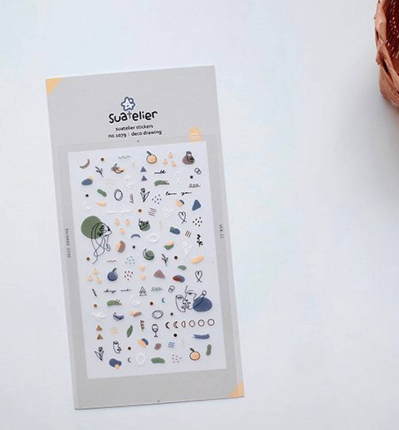Suatelier Stickers_1079 DECO DRAWING