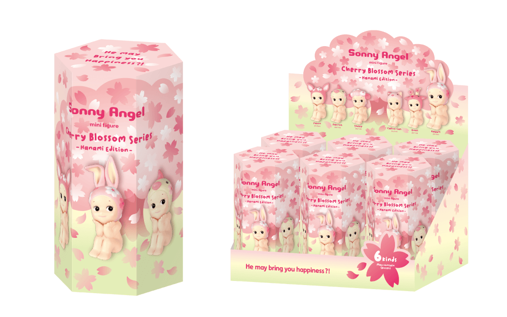 Sonny Angel Série Fleur de Cerisier Hanami (1) Boîte mystère scellée assortie Figurine miniature originale, Édition limitée (2025)