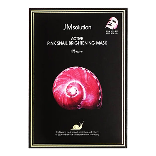 JMsolution - Masque Éclaircissant Actif Escargot Rose Prime - 1 pièce