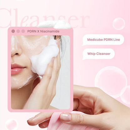 Nettoyant fouetté PDRN Pink Niacinamide Medicube (120 g)