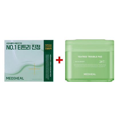 Mediheal TEATREE Trouble pad & Modeling pack set