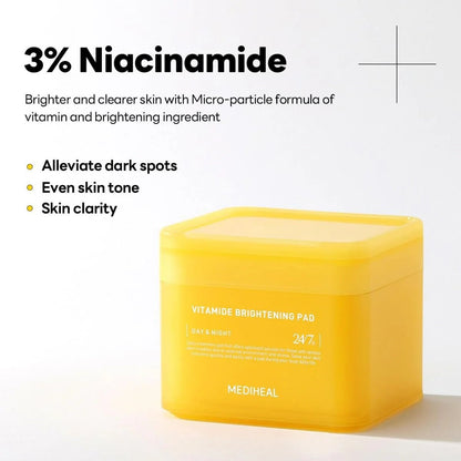 Mediheal Vitamide brightening pad & Modeling pack set