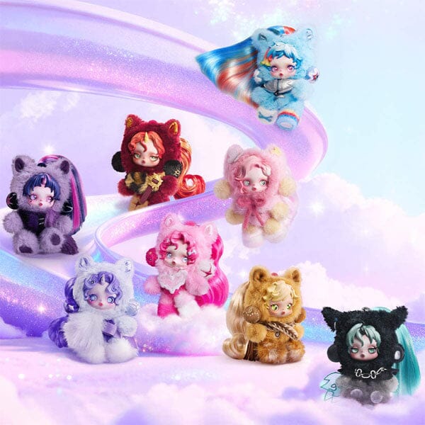 Boîte mystère - Porte-clés en peluche POP MART Skullpanda: My Little Pony