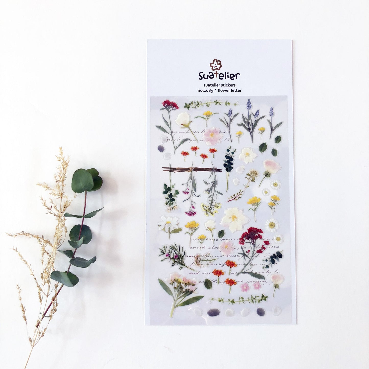 Suatelier Stickers_1089 FLOWER LETTER