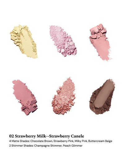 FlowerKnows the Sweetie Bear Collection 6-color Eyeshadow Platte