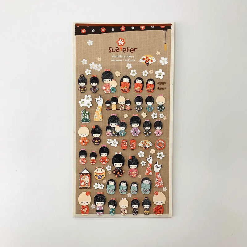 Suatelier Stickers_1010 KOKESHI