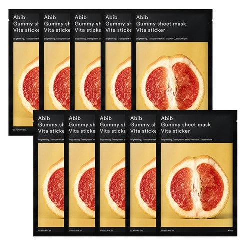 ABIB !! Gummy Sheet Mask Vita Sticker (10 pcs)_63682