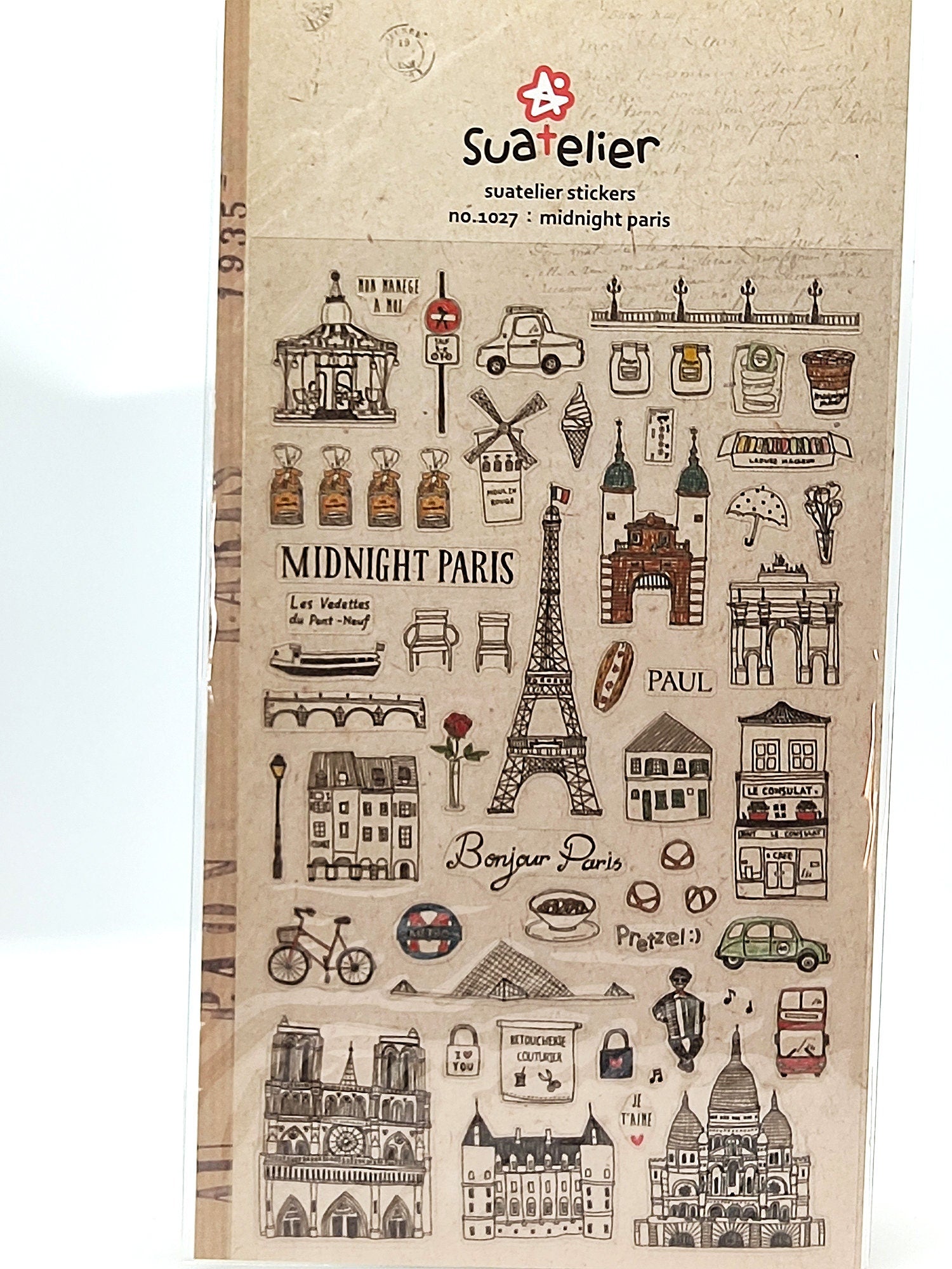 Suatelier Stickers | Travel themed Stickers for gifting, scrapbooking | Korean – product image 8