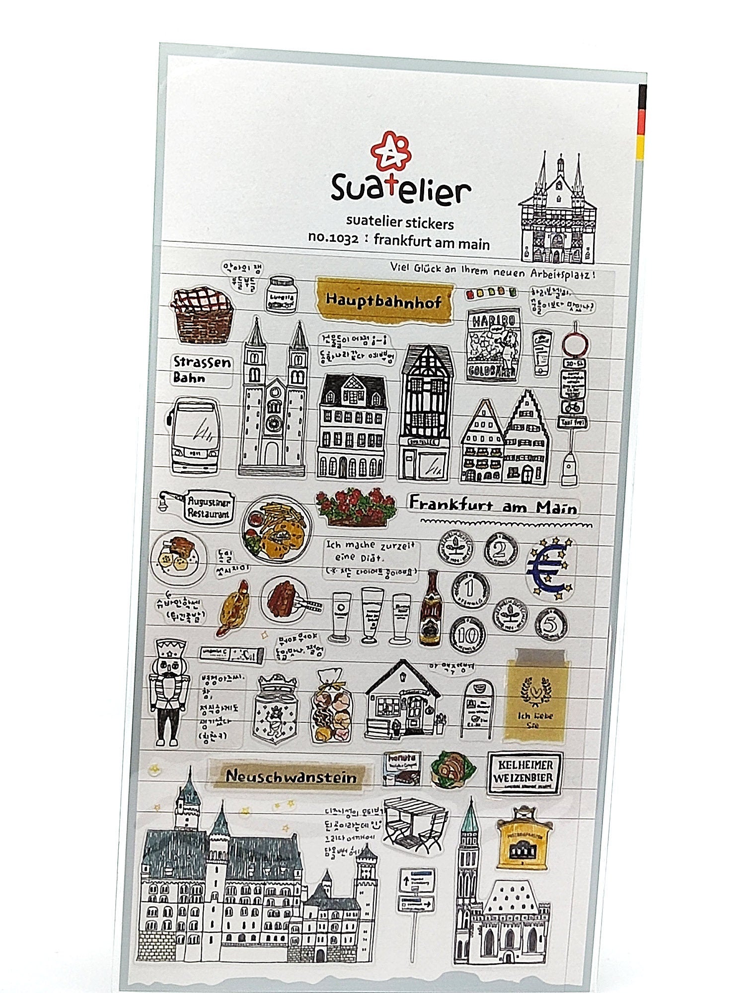 Suatelier Stickers | Travel themed Stickers for gifting, scrapbooking | Korean – product image 9